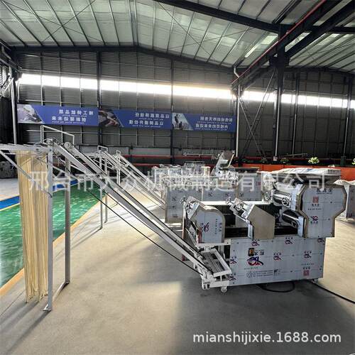 五组自动成型切断爬杆挂面机商用效省人工一次成型面条机生产线