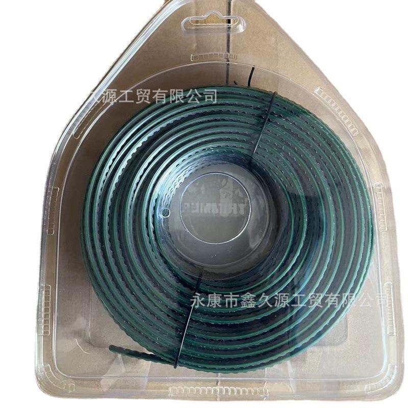 割草机尼龙打草绳耐磨进口料锯齿方形3.0牛筋通用割灌机打草绳1LB