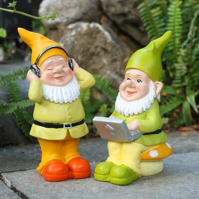 户外花民园庭院宿小院子装饰JH-0177精灵摆件入小户阳台置造景布