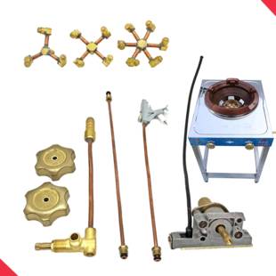 中压猛火灶商用煤气炉配件打火开关带架子炉电子点火总成阀体总成