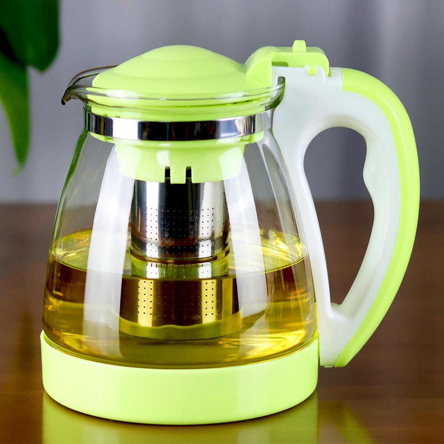 玻璃茶壶内胆过滤功夫泡茶壶大号家用单壶耐热花茶壶红茶茶具套装