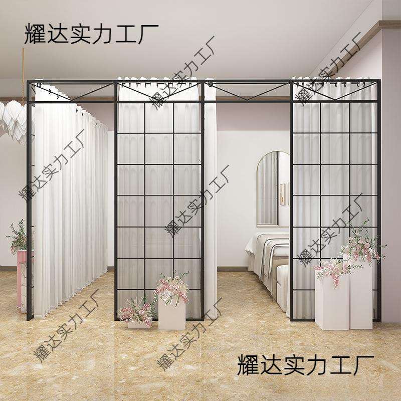 铁艺屏风隔断墙院隔出小房间家用自装出租房简易客厅遮挡隔板