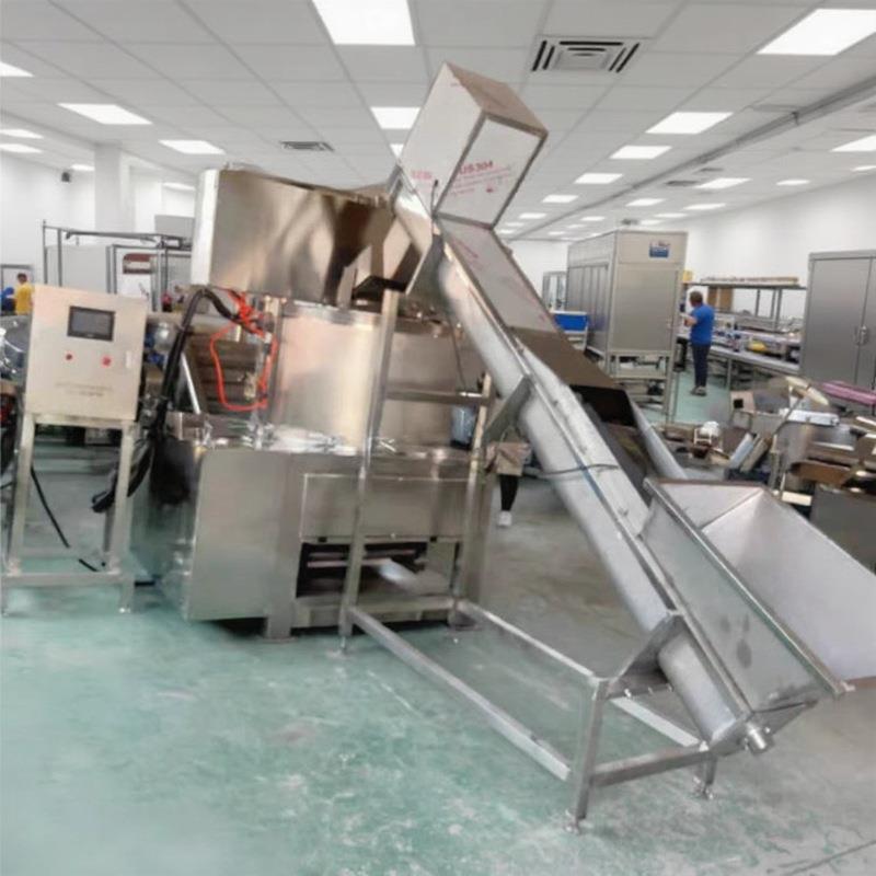 油炸食品 海白菜脱水脱油设备 连续上下料式酒糟离心脱水机