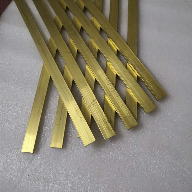 H59黄铜排 黄铜方棒 铜条 扁铜 黄铜块 5mm6mm 8mm黄铜板 零切