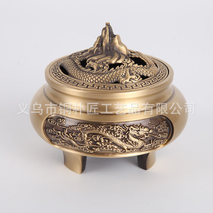 小型香薰炉新款迷你塔香专用香炉焚香中国防火薰香艾草室内精致国