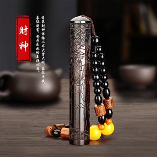 古代传统火折子点烟香器吹一吹打火机usb充电复古老式檀木送男友