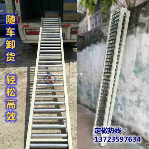 6E3X无动力滚筒输送线动力传送机流水线地滚轮输送机送料架托滚传