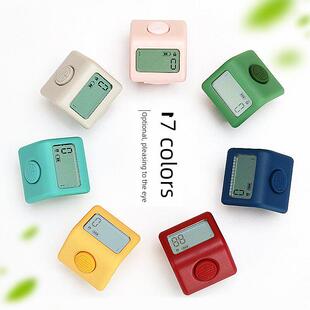 三千小千计数器手按9通道充电电子数显发光大屏幕环形计数器点