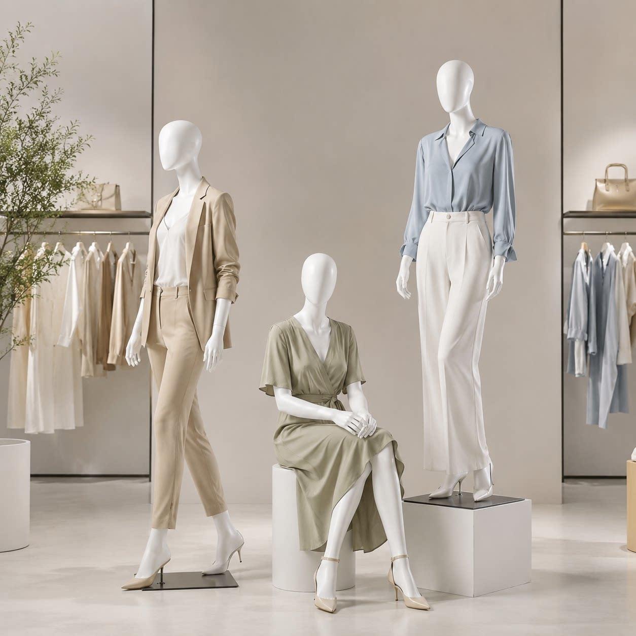 之禾同款模特道具女全身高档服装模特橱窗假人时装模特展示架女装