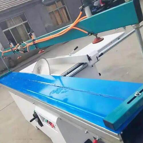 自动升降台45度衣柜门板精密裁板锯实木塑料板纵剖横截锯切推台锯