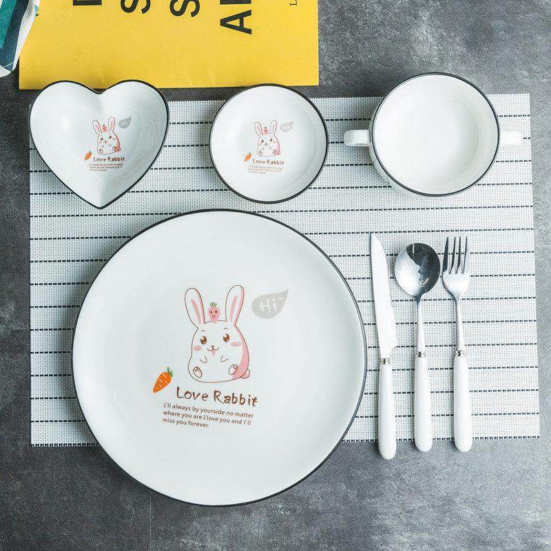 西餐餐具10英寸北欧牛排餐盘刀叉套装家用组合网红8英寸早餐浅盘,餐饮具,西餐餐具套装,淘宝优惠券,粉丝福利购,淘宝优惠卷