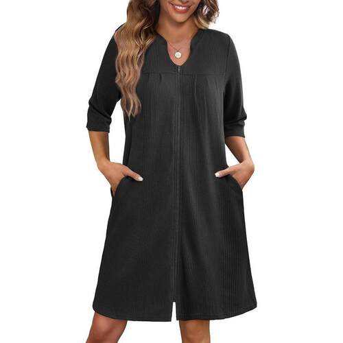 W 66440 Wrinkle Fabric Bikini Cover Up Shirt 皱纹布罩衫