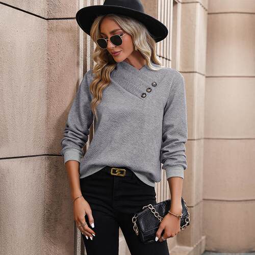Top women's textured hoodie 上衣女装肌理感卫衣