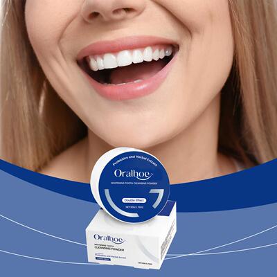 ORALHOE Probiotic Blue Radiance Tooth Powder - Oral Stain Re