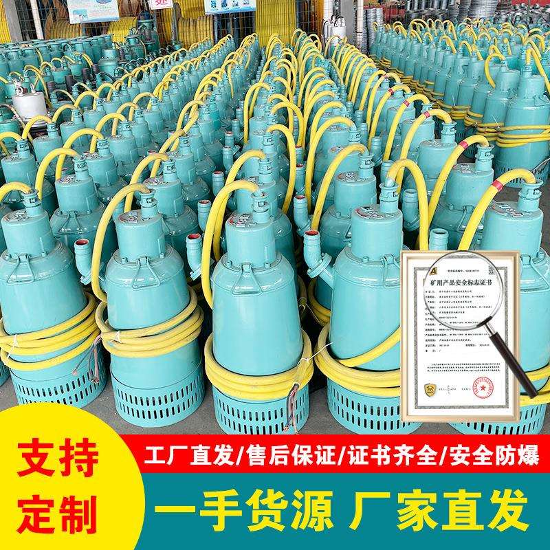 平稳无堵塞潜水泵 排污排沙能力强矿用潜水泵 无过载防爆潜水泵