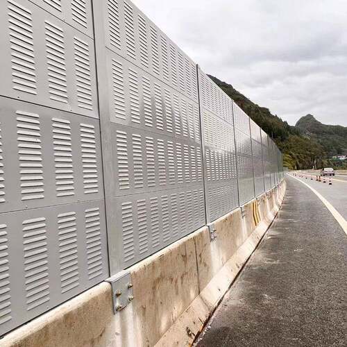 空调外机隔音屏公路小区声屏障冷却塔吸音墙厂房设备降噪隔音板