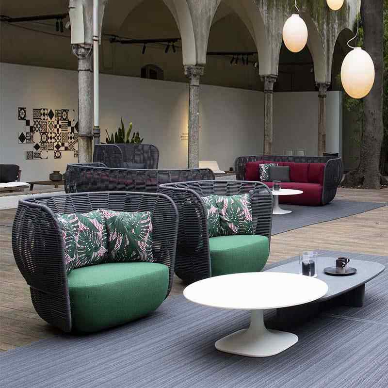 北欧户外庭院沙发约设计师别花墅酒店高简背椅露天室园外571藤编,住宅家具,户外沙发,淘宝优惠券,粉丝福利购,淘宝优惠卷