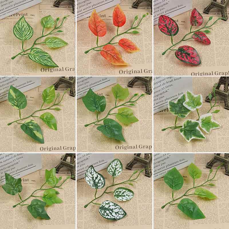瑰配叶萄叶葡手工叶子材料花环OSY插花配饰家居玫装饰婚庆布植物