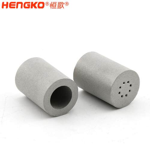 烧结过滤器滤芯12*9*20单通30微米流体设备多孔金属透气过滤杯