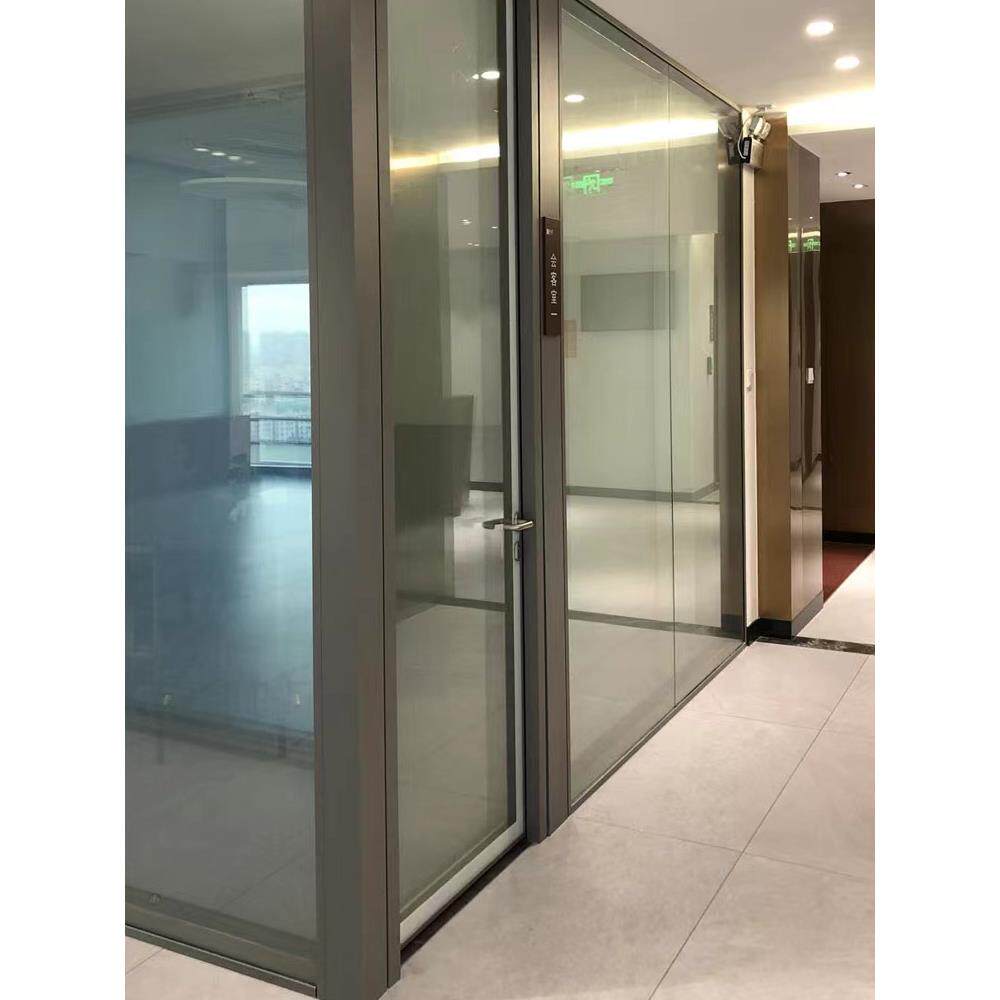 全钢整体防火玻璃隔断公司办公室会议室铝合金百叶窗钢化玻璃隔断