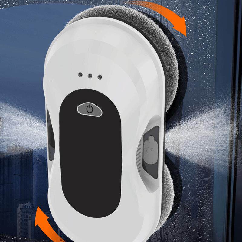 擦窗机器人全自动智能擦玻璃神器家用高层双层双盘旋转喷水擦窗机