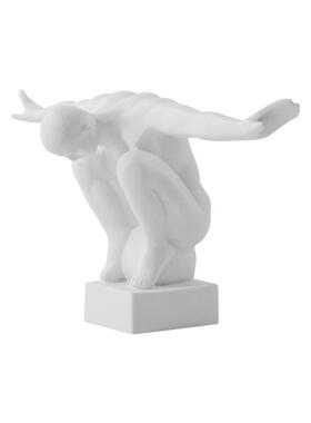 现代人物雕塑摆件简约家居装饰品创意服装店橱窗黑白设计师艺术品