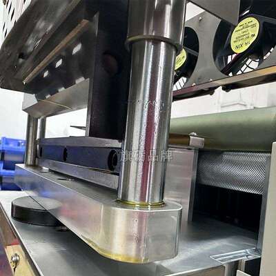 旗砺 160气动旋转斜切机织带魔术贴拉链冷热断带机皮革万向斜切机