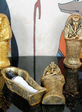 埃及法老木乃伊金字塔狮身人面像装饰工艺品摆件儿童房旅游纪念品