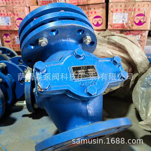 上海桥 墨铸上海双桥铁1直通型伸缩过球滤器LX双L-10Q 直通型过滤
