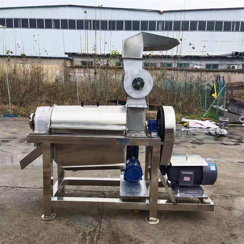 工业果汁压榨机橙子苹果桑葚榨汁2.5吨大型精铸螺旋果蔬榨汁机