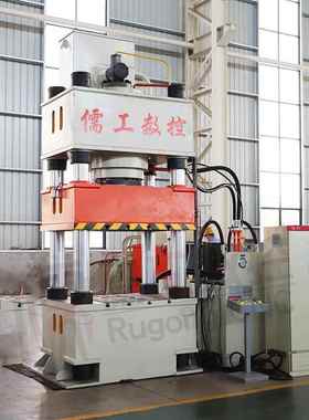 500T伺服油压机儒定制6CTJ0t8工0吨0钢液板压型拉伸三梁四柱压机