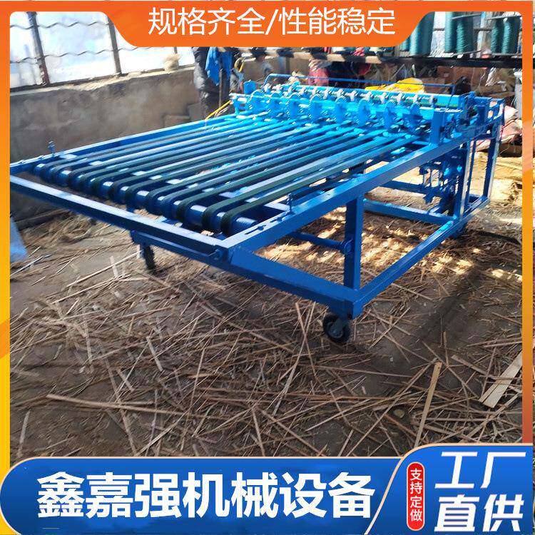 树苗保温帘草帘机电动芦苇蒲草编织苇帘机农用砖坯覆盖蒲帘机
