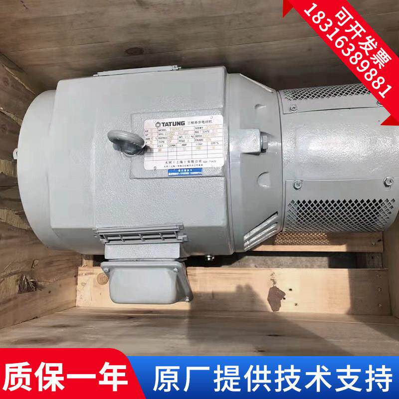 TATUNG三相异步电动机 7.5KW立式马达台湾大同380V工业用交流电动