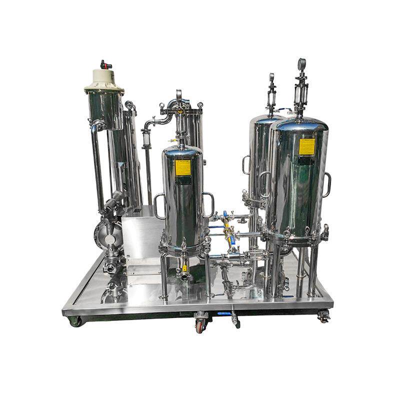 科顿四级过滤系统膜堆过滤器啤酒白酒过滤器设备厂家