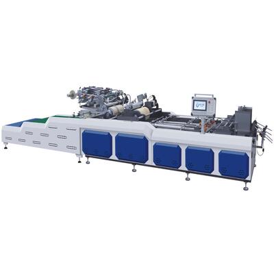 汇龙TC-850EL全自动压线贴窗机对线可加装横线切角贴窗机纸盒彩盒