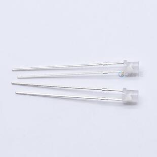 3MM平头白发红雾状散光蓝翠绿指示灯黄光led灯珠长脚f3发光二极管