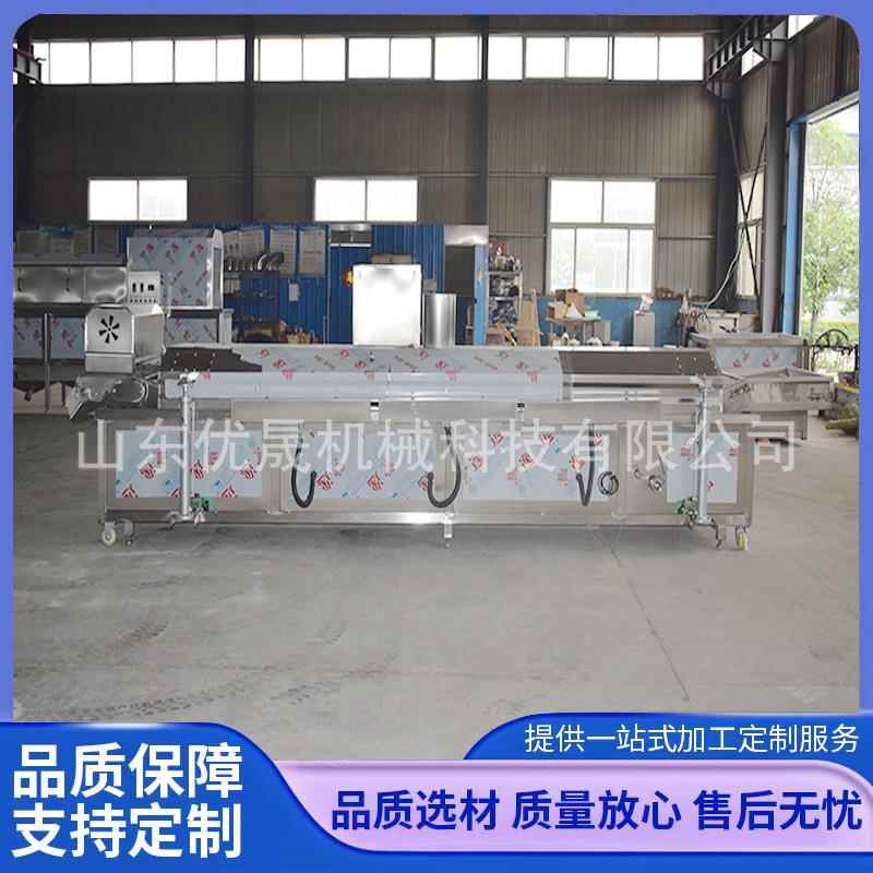 新品薄脆油炸机 煎饼果子油炸流水线 自动恒温 馃篦油炸设备