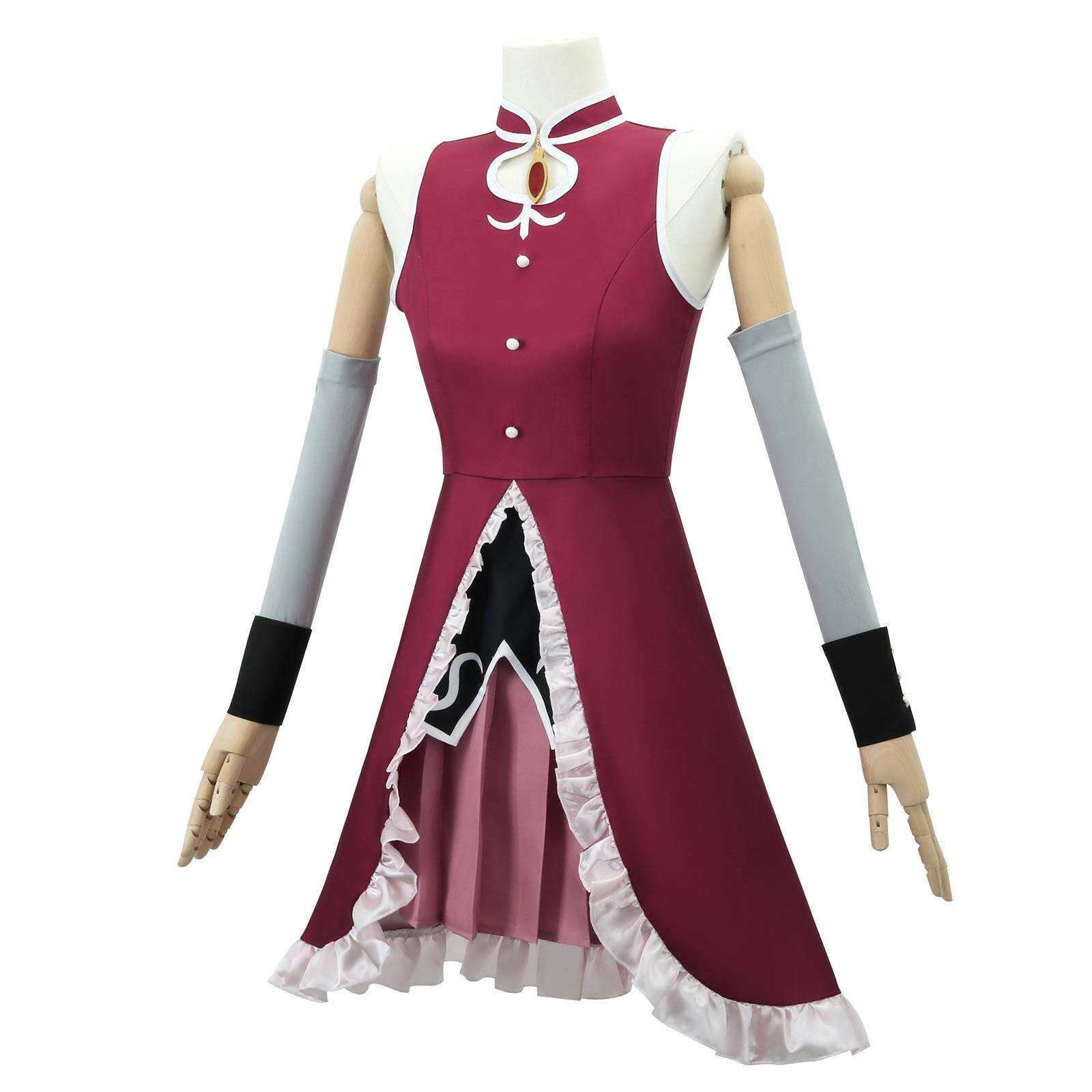 漫路人魔法少女小圆cos服佐仓杏子战斗服cospla服晓美焰巴麻美