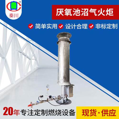 污水处理沼气燃烧火炬内燃式全封闭火炬沼气燃烧器