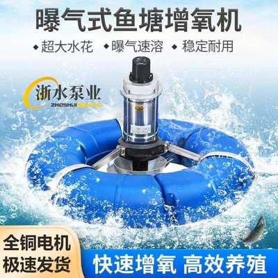 增氧机涌浪养鱼家用曝气养殖德国鱼塘泵大型供氧进口专用增大功率