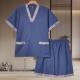 新款 苎麻足浴服高档洗浴中心客人睡衣棉麻洋气按摩服女 汗蒸服男款
