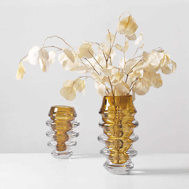 现代轻奢琉璃花器插花花瓶摆件样板间售楼处家居客厅玄关软装饰品,家居饰品,花瓶,淘宝优惠券,粉丝福利购,淘宝优惠卷