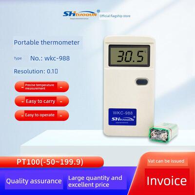 Pt1000热阻温度计k型点温度温度计Wkc-988