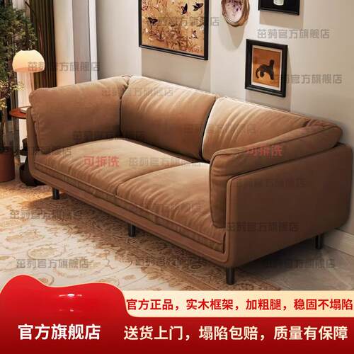 经济豪华极简约沙发小户型服装店出租房布艺沙发双人三人网红沙发