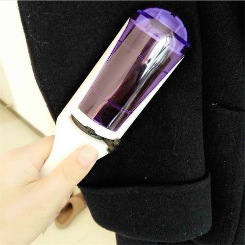 Large Front-Flap Lint Roller Pet Hair Remover for Clothes, W