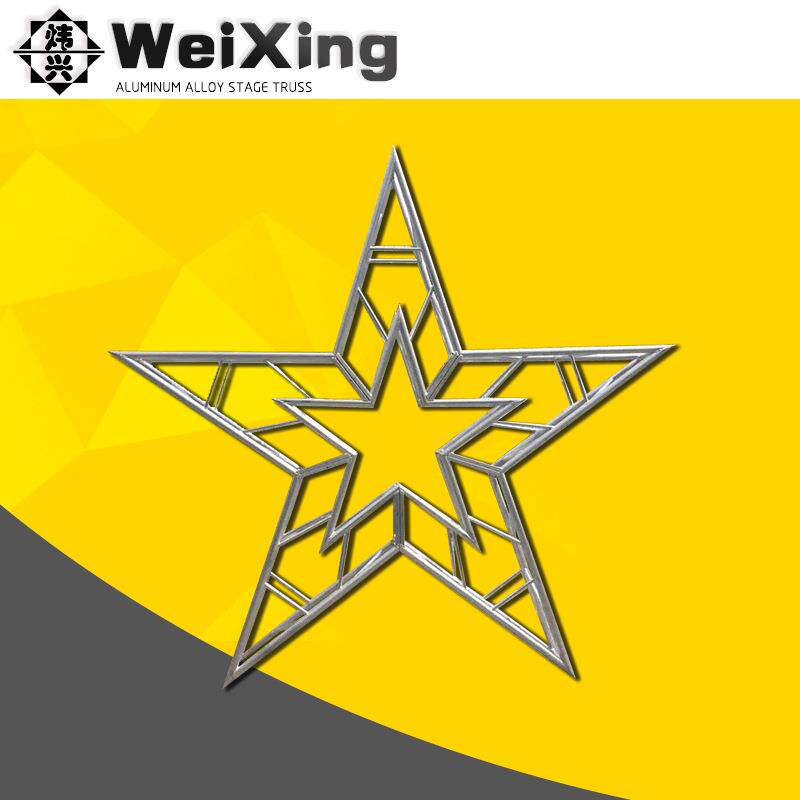 五角心造型铝合金异形桁架圆形灯光架椭圆心形婚庆吊顶升降桁架