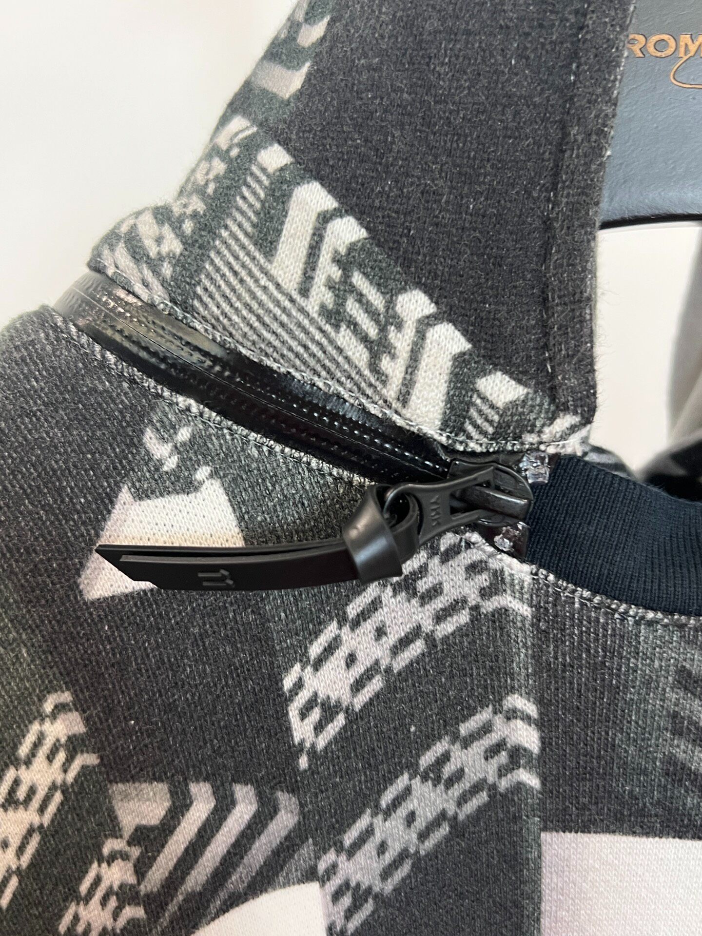 Boris Bidjan Saberi 11by BBS Geometric Print Hoodie — label