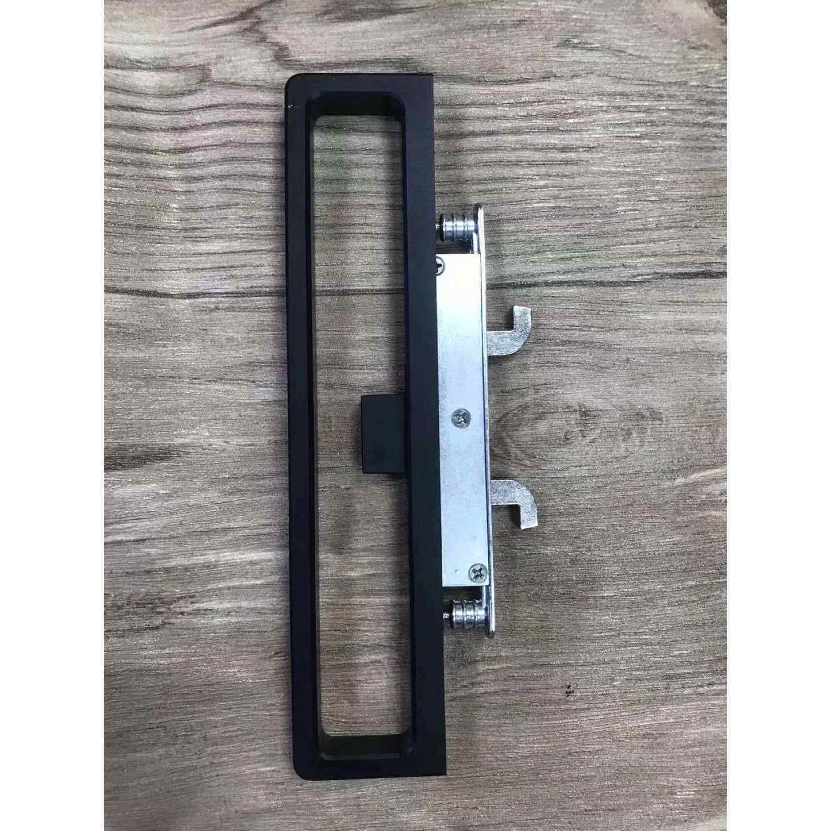 极简1618窄边框钩锁重型移门中空玻璃推拉阳台厨卫门铝合金小拉手