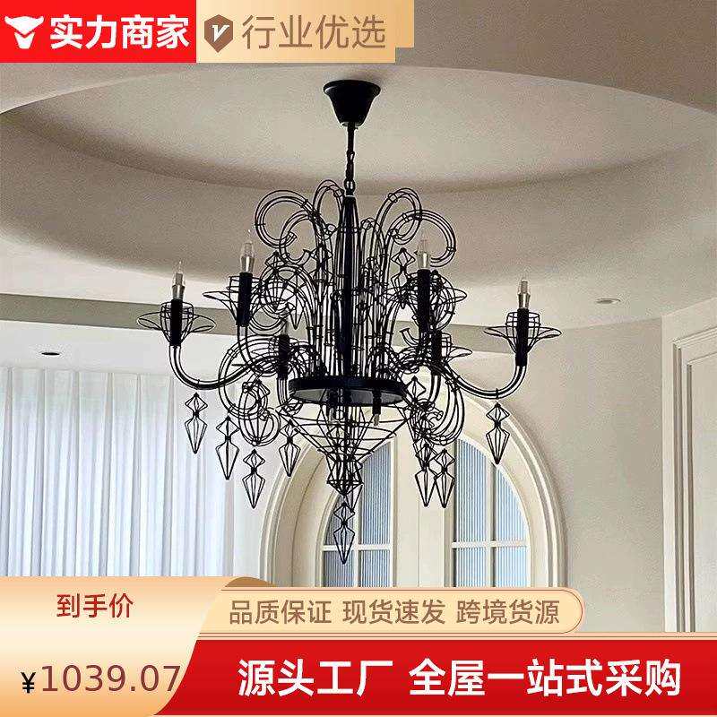 巴洛克客厅吊灯创意设计师别墅楼梯挑空现代简约灯高级个性艺术灯