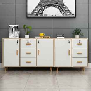 办公室文件柜带抽屉带锁矮柜木质资料柜打印机档案柜隔断收纳边柜